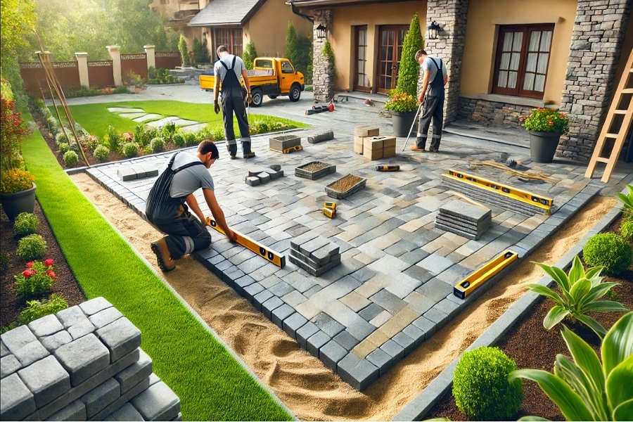 paver installation