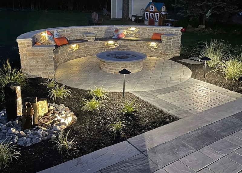 hardscaping lighting